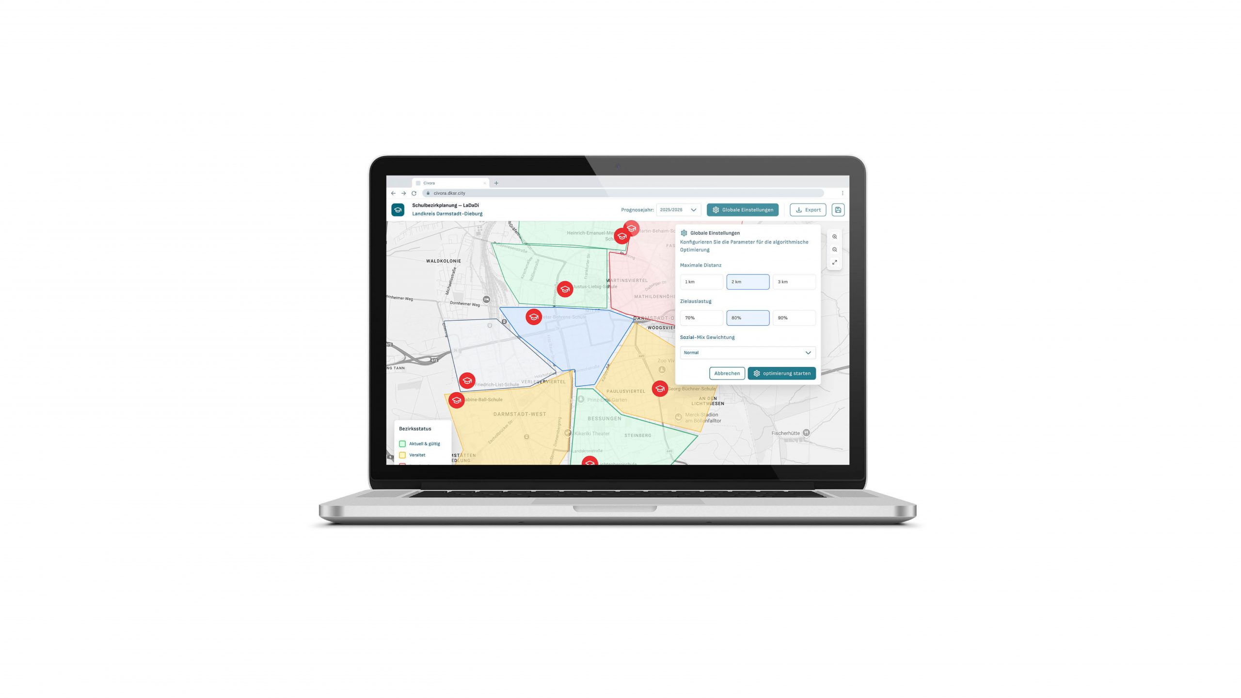 Featured Image for “Webinar am 25.03.2026: Aus der Praxis: Schulbezirke datenbasiert planen – mit Kennzahlen und Erreichbarkeitsanalysen”